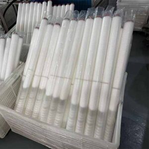 folded microporous membrane filter cartridge