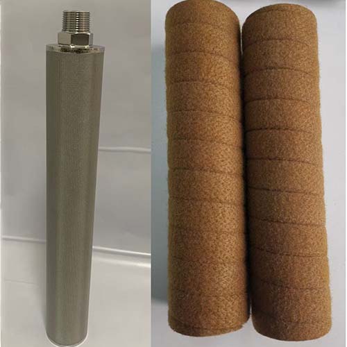 Filter element clogging -surface and depth filtration